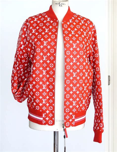 supreme x lv jacket|louis vuitton supreme jacket price.